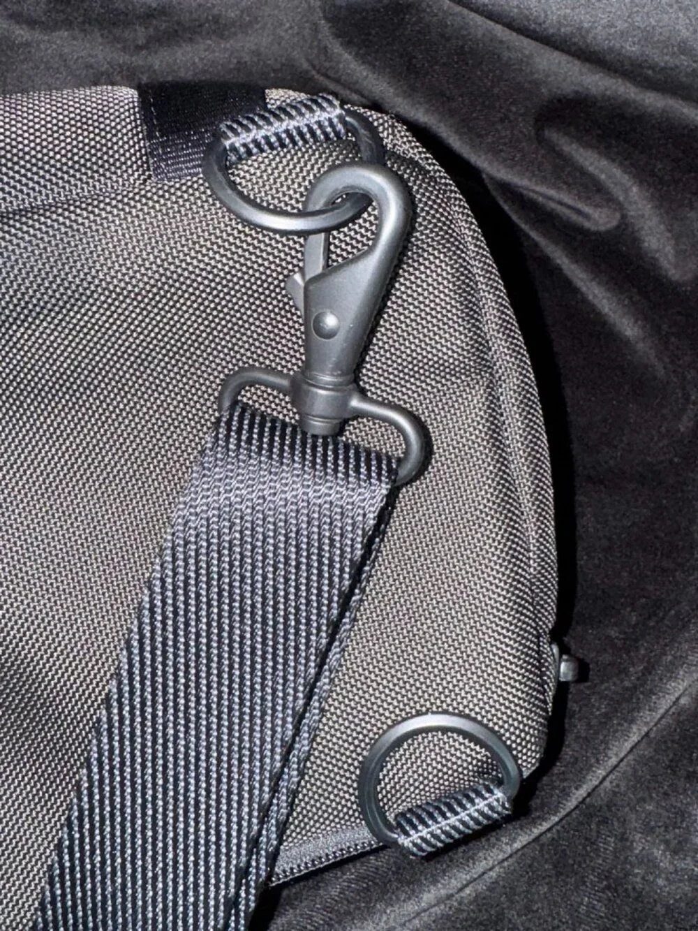 TUMI Alpha Bravo Sling Bag Black Ballistic Nylon Crossbody